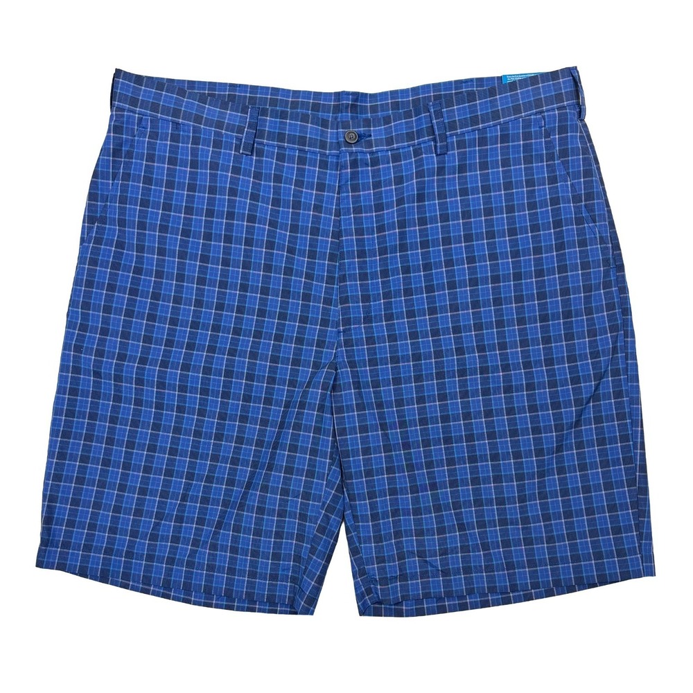 PGA Tour NWT Men's Golf Shorts Size 40 Blue Plaid UPF 50+ Retail $60